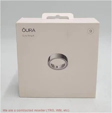 Oura Ring 4 Silver - Size 9 **BRAND NEW, OPEN BOX**