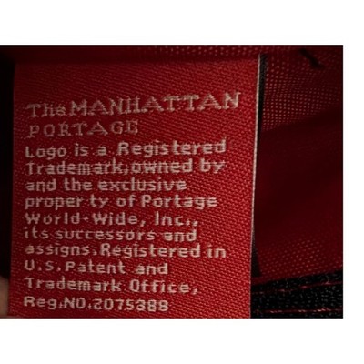 Manhattan Portage Chrystie Backpack Red Cordura Brand Fabric Manhattan Portage Chrystie Backpack Red Cordura Brand Fabric  main image 2