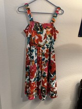 Hot touched Smocked Printed Cover-Up Dress Size medium