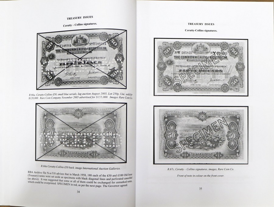 Speciment 13 Australian Specimen Banknote Catalogue 2012, 1st ed, 142 pgs by Mick ...