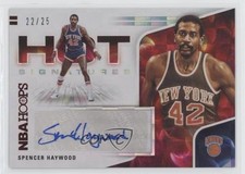 2020-21 Panini NBA Hoops Hot Signatures Red 22/25 Spencer Haywood Auto HOF 0l2