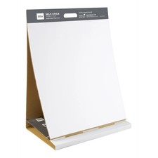 Office Depot Brand Self-Stick Tabletop Easel Pad, 20" x 23", 20 Sheets, White