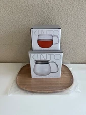 KINTO UNITEA One Touch Teapot 460ml & Cup 350ml & Nonslip Tray - New - Fast Ship