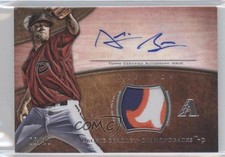 2014 Bowman Inception Relics Red 8/10 Archie Bradley #AR-AB Patch Auto 3l1