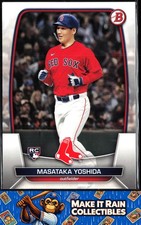 Masataka Yoshida 2023 Bowman #58 Boston Red Sox Rookie RC
