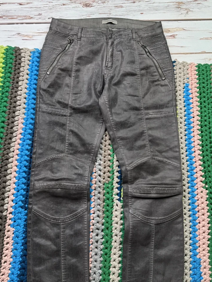 Pierre Balmain Vintage Treated Jeans Men’s Size 35 - Image 2 of 4