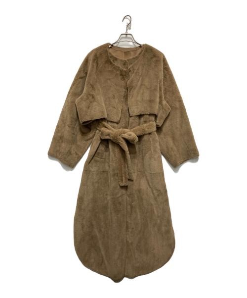 Ameri Brown Polyester Boa Coat Men's Multi-Use M … - image 1