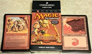 Magic The Gathering SCOURGE GOBLIN MOB Preconstructed Deck 56 Crds Opened Deck