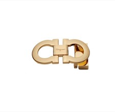 Salvatore Ferragamo Alloy Belt Buckle for 34-35mm leather strap-Copper