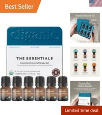 100 Pure Aromatherapy Essential Oils Set - Certified Organic Cruelty-Free