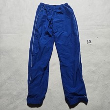Nike Track Pants Blue Jog Nylon Windbreaker YOUTH Size 14