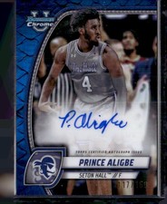 2024-25 Bowman /150 Prince Aligbe Prospects Autographs Blue Reptilian Refractor