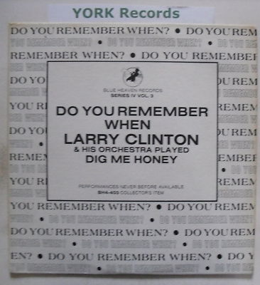 LARRY CLINTON - Do You Remember When - Ex Con LP Record
