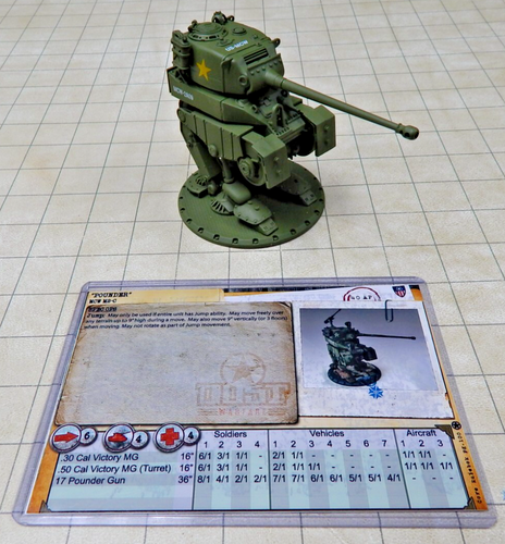 Dust Tactics 1/48 MCW M2-C POUNDER Medium Assault Walker | eBay