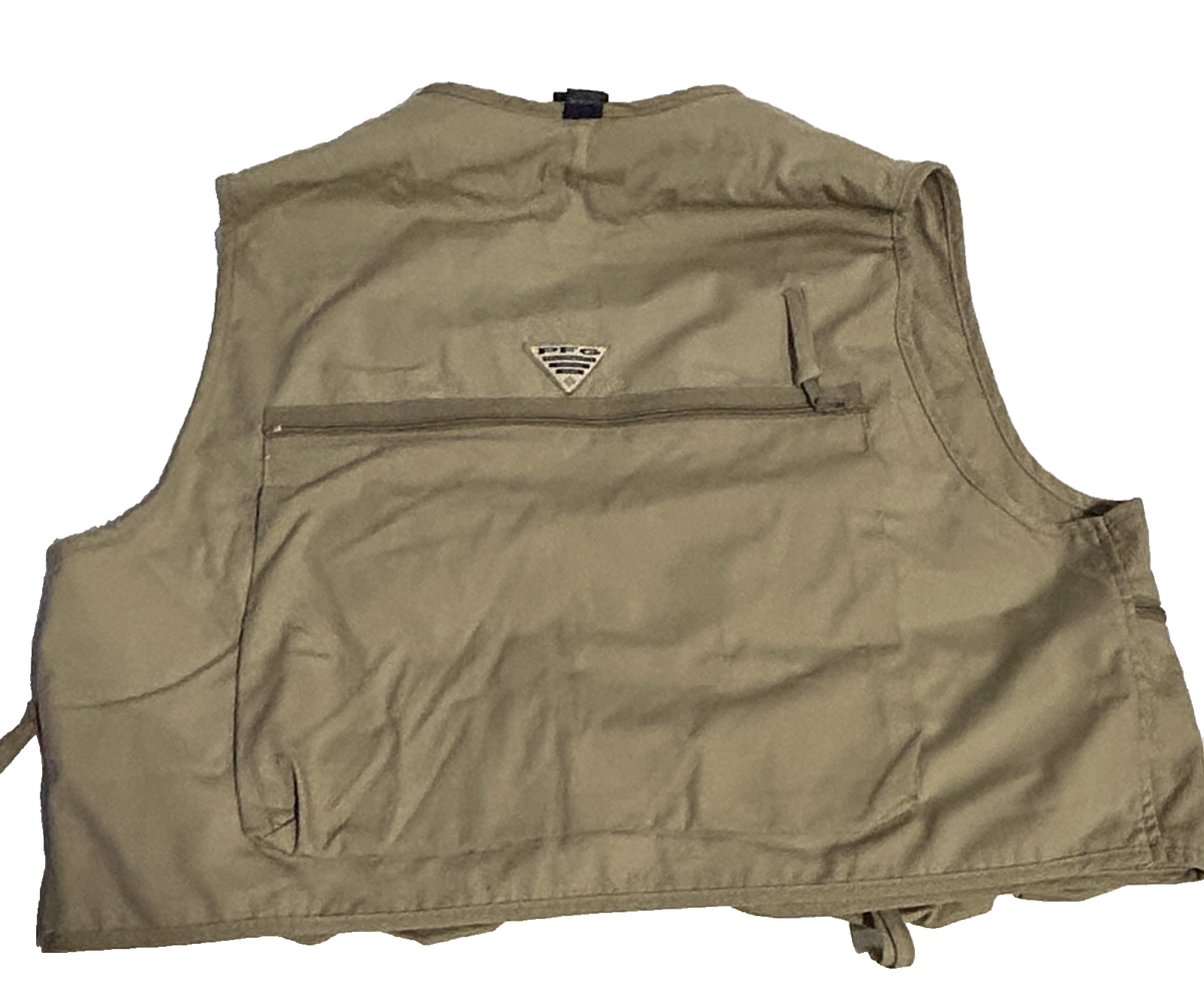Vintage Columbia Sportswear Deschutes Fishing Vest Tactical