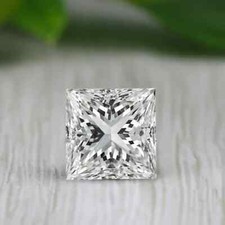 1 Ct Exquisite Luxury Princess Cut Lab Grown Diamond D Color VVS1 Certified