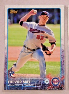 2015 Topps Limited Baseball /1000 Trevor May Twins #55 Mint | eBay