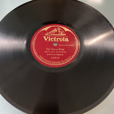 1918 CLASSICAL Emilio de Gogorza 78 rpm Victrola 64816 FOR