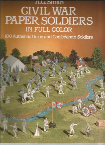 Civil War Paper Soldiers Full Color A G Smith 1980s K35 - Picture 4 of 7