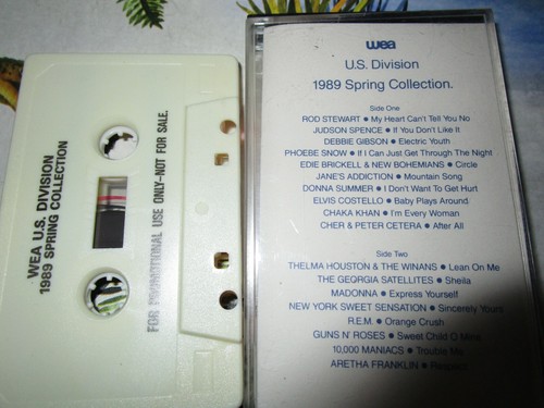 WEA U.S. Division 1989 Spring Collection VARIOUS Advance Promo Cassette Album - Picture 3 of 4