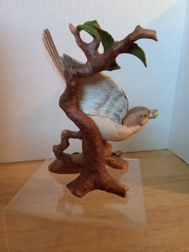 HOMCO Home Interiors Meisterwerk, Porzellan Vogel Figur, stattliche Spottdrossel  - Bild 2 von 6