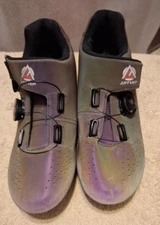 Artvep Men’s Cycling Shoes Boa Lace Size eu 39 Metallic Purple