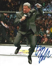 Bruce Buffer Signed 8x10 Photo UFC Octagon Announcer Picture Autograph 360 Time
