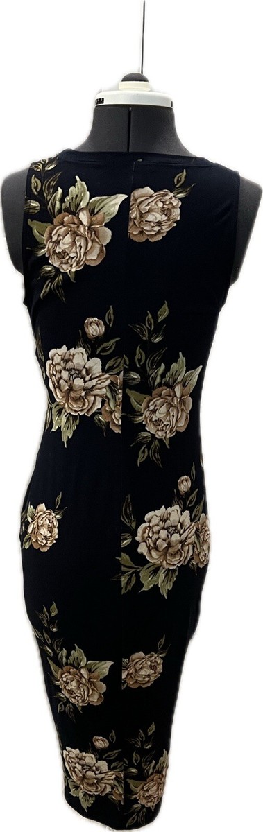 Nine Britton Women's Floral Black Dress Size S NWT
