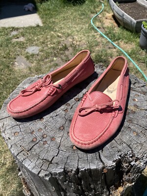 Tods Shoes Moccasin Women's TOD'S Gommino Driving Moccasins Rose
