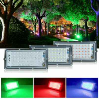 50W RGB/Blau/Grün/Rot/Weiß Grow Light LED Floodlight Floodlight Spotlight DE