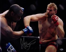 Josh Barnett Signed 16x20 Photo BAS COA Auto'd UFC Pride FC StrikeForce MMA 6