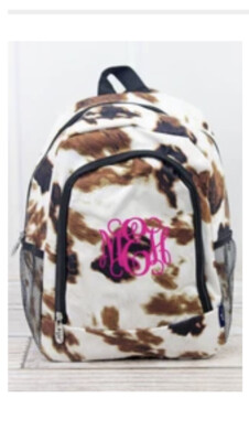 Cow Print NGIL Medium Canvas School College Travel Backpack