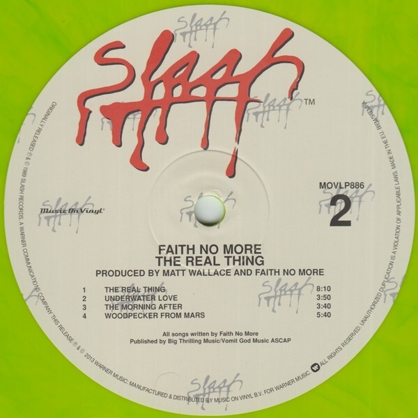 Faith No More / The Real Thing 2013 EU Limited Marbled Music