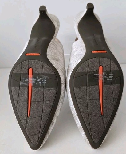Zapatos ROCKPORT MUJER TM KAILYN Tacones Cordones CJ1029 Crema Talla UK 6 NUEVO - Imagen 13 de 14