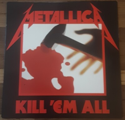 Metallica Kill 'Em All Record Lp 2016 Blcknd003r-1 Vg+/excellent