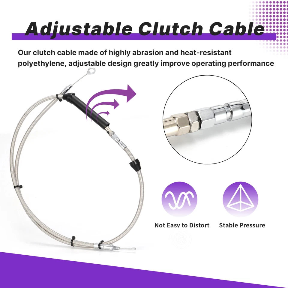 Комплект удлиненных кабелей Harley 12 дюймов для Softail Deluxe Heritage 2011-2015 с ABS - Изображение 3 из 4