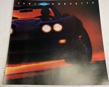 1981 Chevrolet Corvette Fold Out Dealer Sales Showroom Brochure Pamphlet 1981 Chevrolet Corvette Fold Out Dealer Sales Showroom Brochure Pamphlet