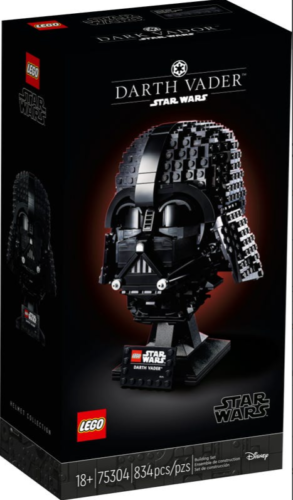 LEGO 75304 Star Wars Darth Vader Bust Helmet 834 PCs Dark Vador - Picture 1 of 6