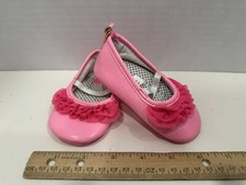 Carter's Hot Pink Soft Sole Shoes Girls Infant Size 3