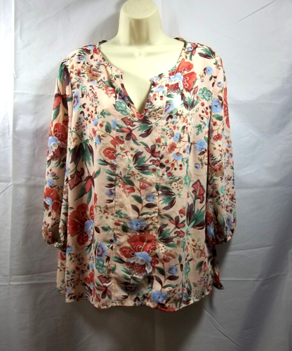 Black Plus Size Floral Tops Yours Clothing