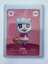 Judy 430 Animal Crossing Amiibo Card Series 5 in Ultra Pro Sleeve/Toploader