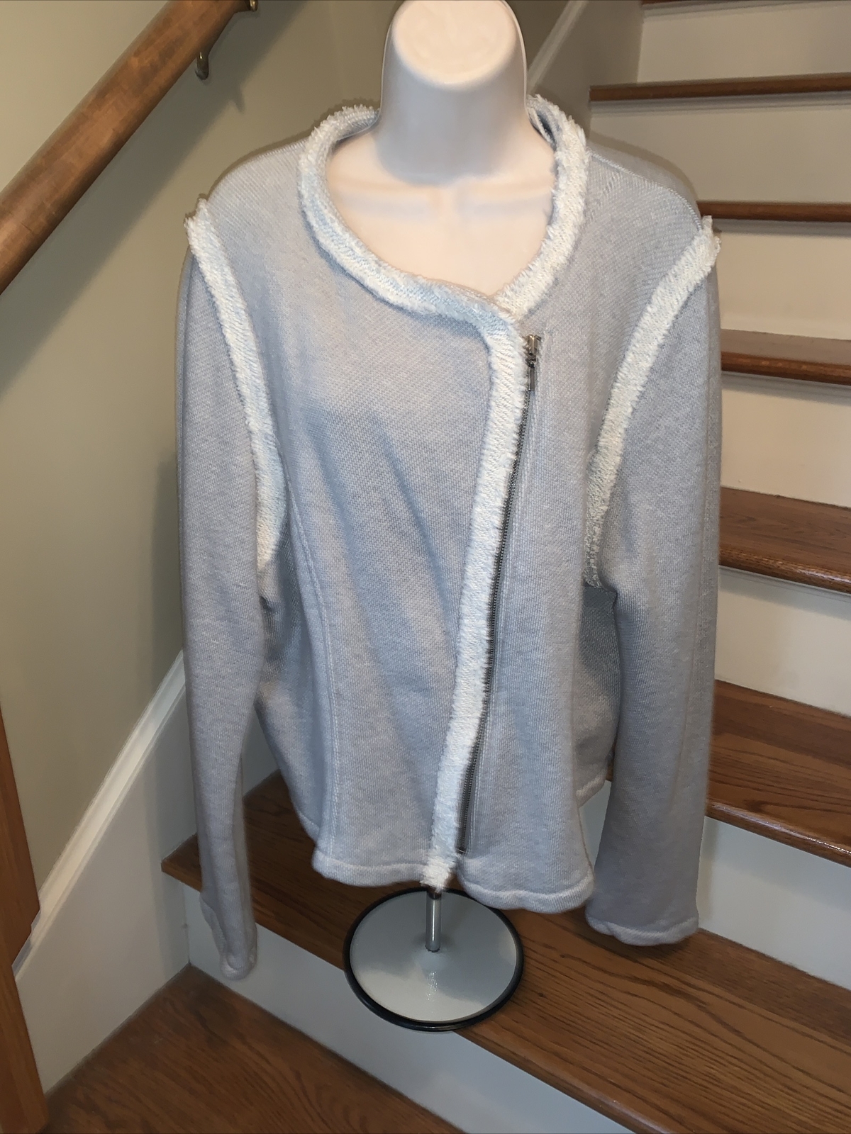 GAP designed Crafted  Distressed designer zipper … - image 1