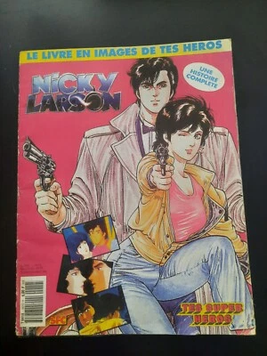 Album SFC Nicky Larson vintage 1991 - 78 images vignettes sur 192 - style Panini - Photo 1/4