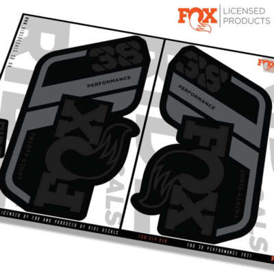 Fox 38 Performance 2021 Fork Decals - Black - Licensed by Fox | eBay