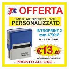 TIMBRO AUTOINCHIOSTRANTE PERSONALIZZATO
