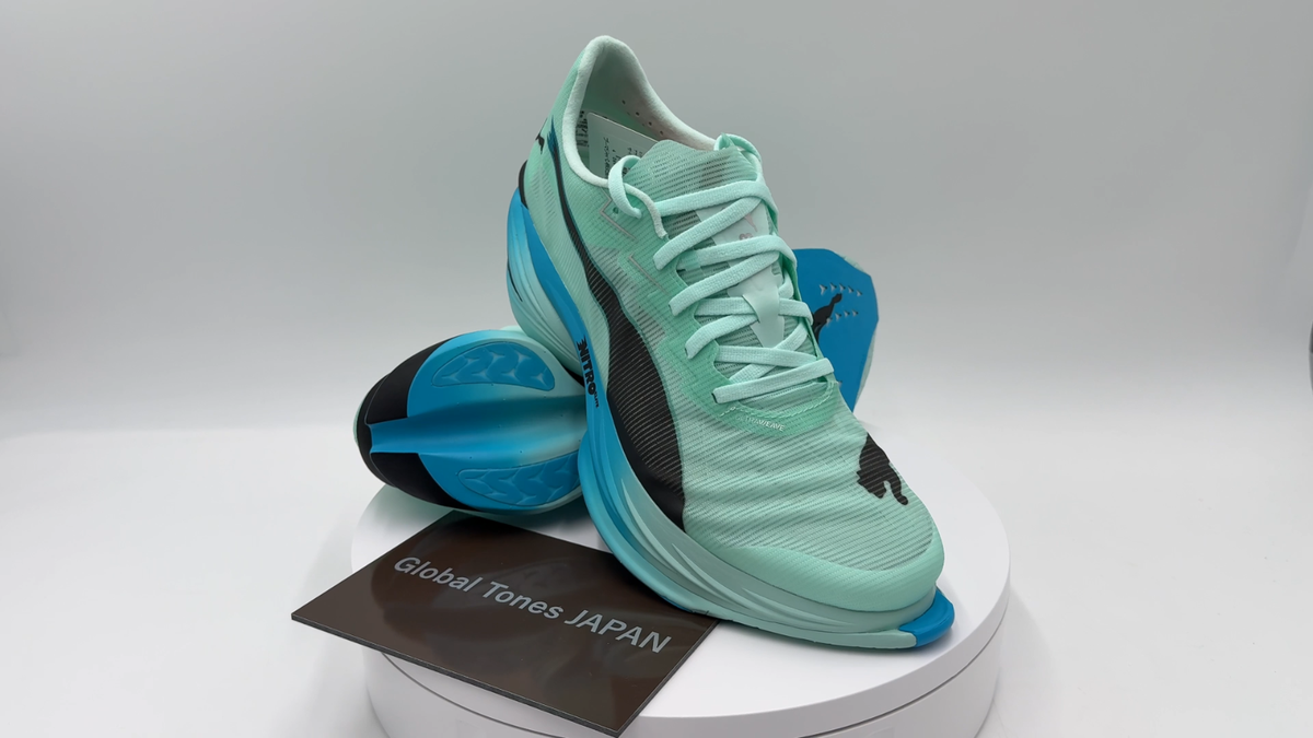 Puma Fast-R Nitro Elite 3 312060-02 Mint Melt Speed Blue Men's