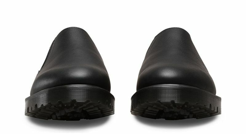 Dr. Martens Louis Gusset Slip On in Black for Men