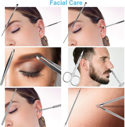 Juego Set De Manicura Y Pedicura Profesional Para Corta Uñas Acero Inoxidable - Imagen 10 de 12