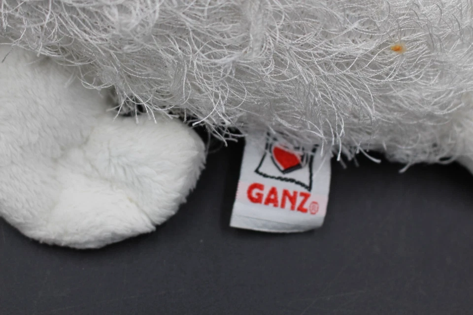 Ganz Webkinz White Spiky Seal Plush Stuffed Animal NO CODE HM023 Toy 10" - Image 4 of 4