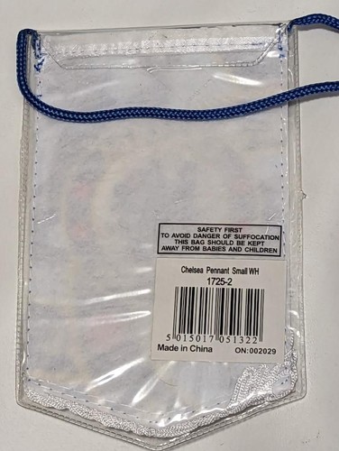Chelsea Small Pennant Official Mercandise 17x10cm Official Merchandise - Picture 2 of 2